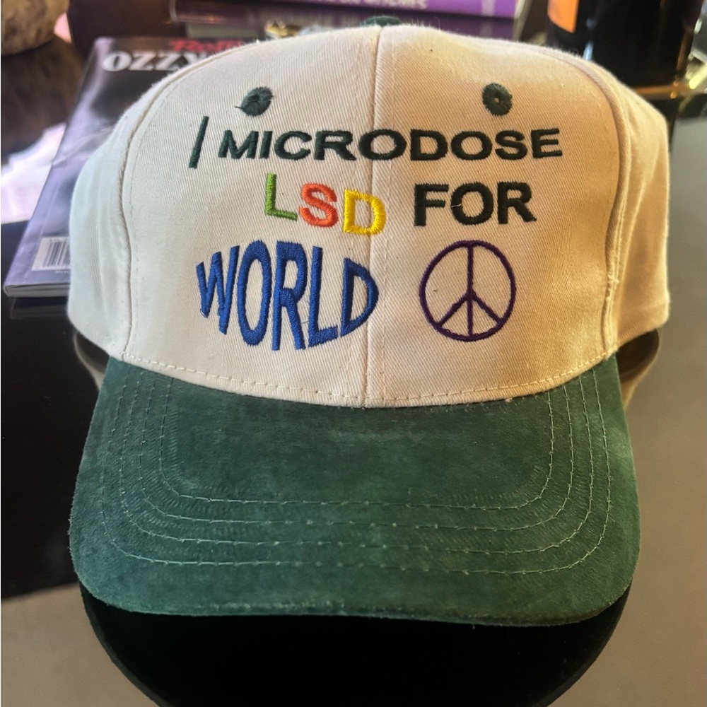 “I Microdose LSD for World Peace” Snapback Hat